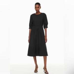 Babaton Poplin Dress. NWOT. Never worn. Sz L. Dusty Blue.